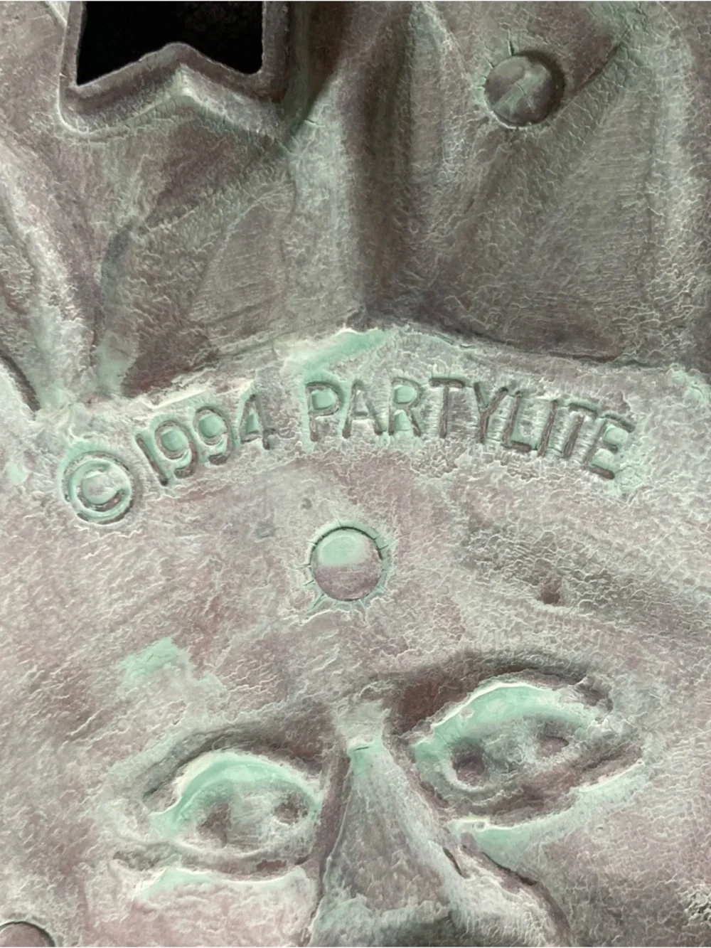 1994 Pair of Sun and Moon PartyLite metal candle holders - Picture 12 of 16